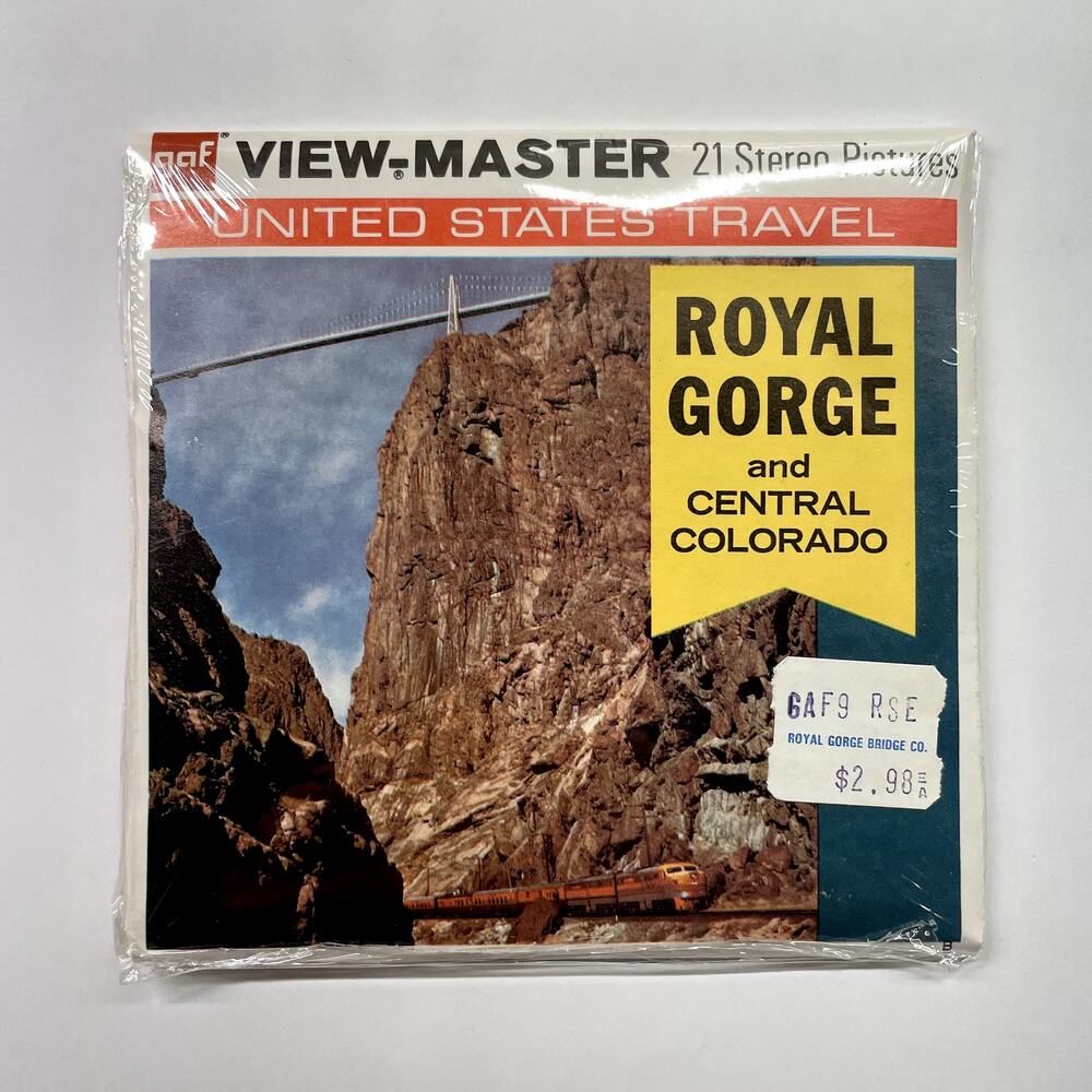 NEW SEALED View-Master 1970s US Travel Royal Gorge Reels (A323)